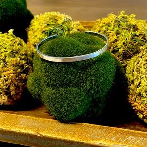 Sterling Silver Thin Cuff Bracelet